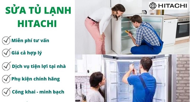 Sửa tủ lạnh Hitachi tại Cự Khối 