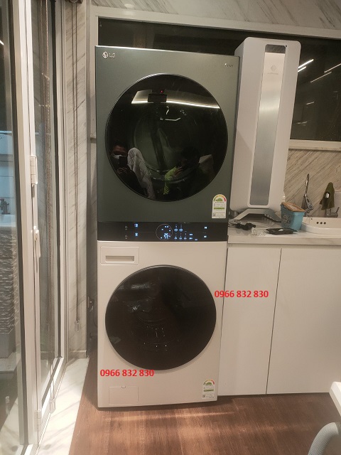 Sửa cặp giặt sấy LG nhập khẩu 
